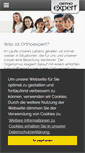 Mobile Screenshot of orthoexpert.de
